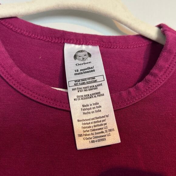 Gerber Snug Fit Viscose Pajamas, Set of 3, Teal, Gray, Purple, Toddler 18 Months - Picture 8 of 11